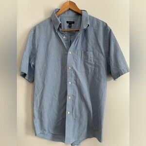 Van Heusen Light Blue Pinstripe Casual Shirt